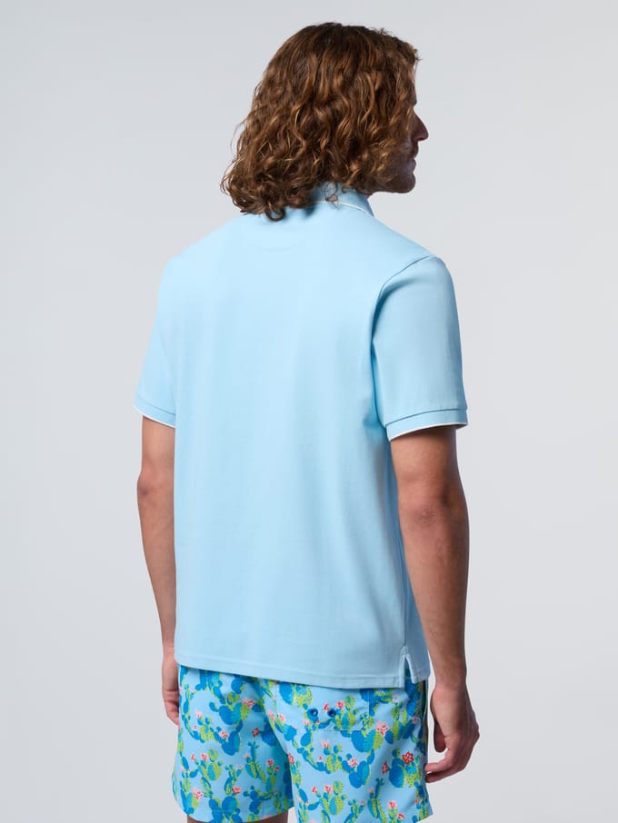 North Sails Polo overhemd Met contrasterende boorden