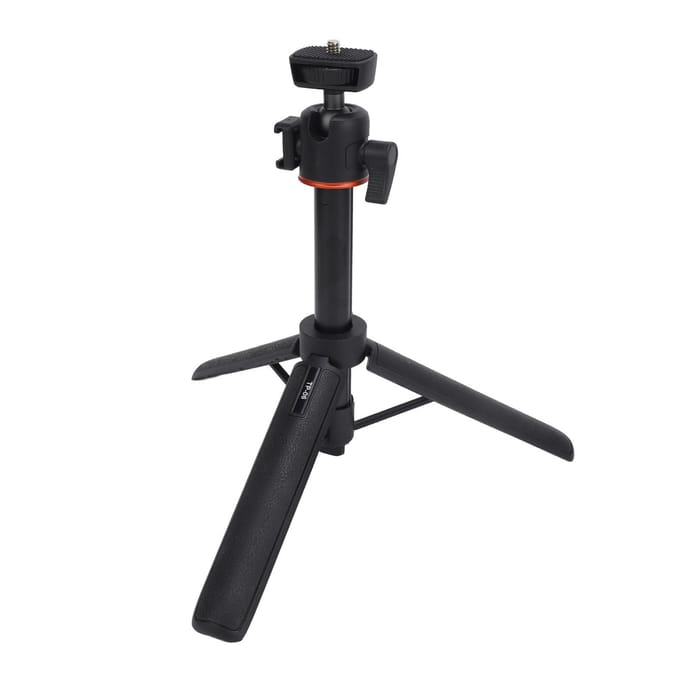 Uitschuifbare Selfie Stick Statief voor OSMO POCKET 3 voor ONE X2 Verlengstok met 1/4 inch schroef black