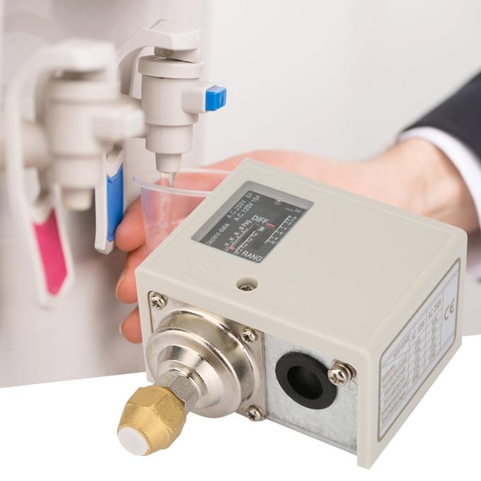 24V380V Elektronische Lucht Water Pomp Compressor Drukregelaar Drukregelschakelaar