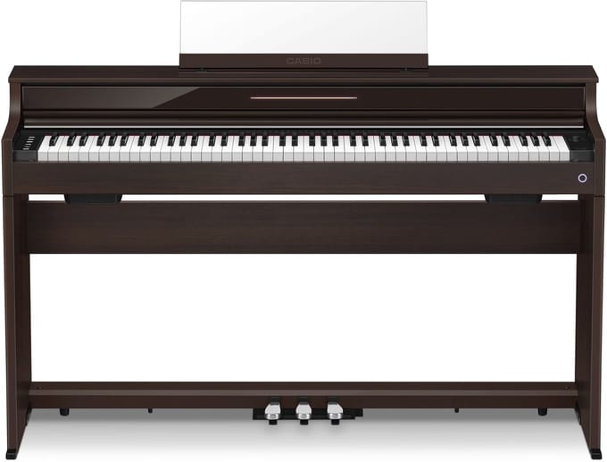 Casio AP-S450BN Digitale Piano 88 Toetsen Smart Hybrid Hammer Action Klavier Bruin