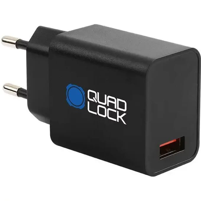 Standaard voedingsadapter met usb-poort type a Quad Lock