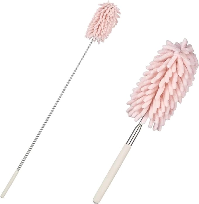 Telescopische Plumeau - Ragebol – Uitschuifbaar - Roze