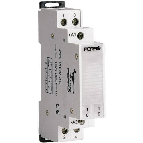Wallair Stromstoßschalter Stroomstootschakelaar DIN-rail 2x NO 230 V/AC 16 A 1 stuk(s)