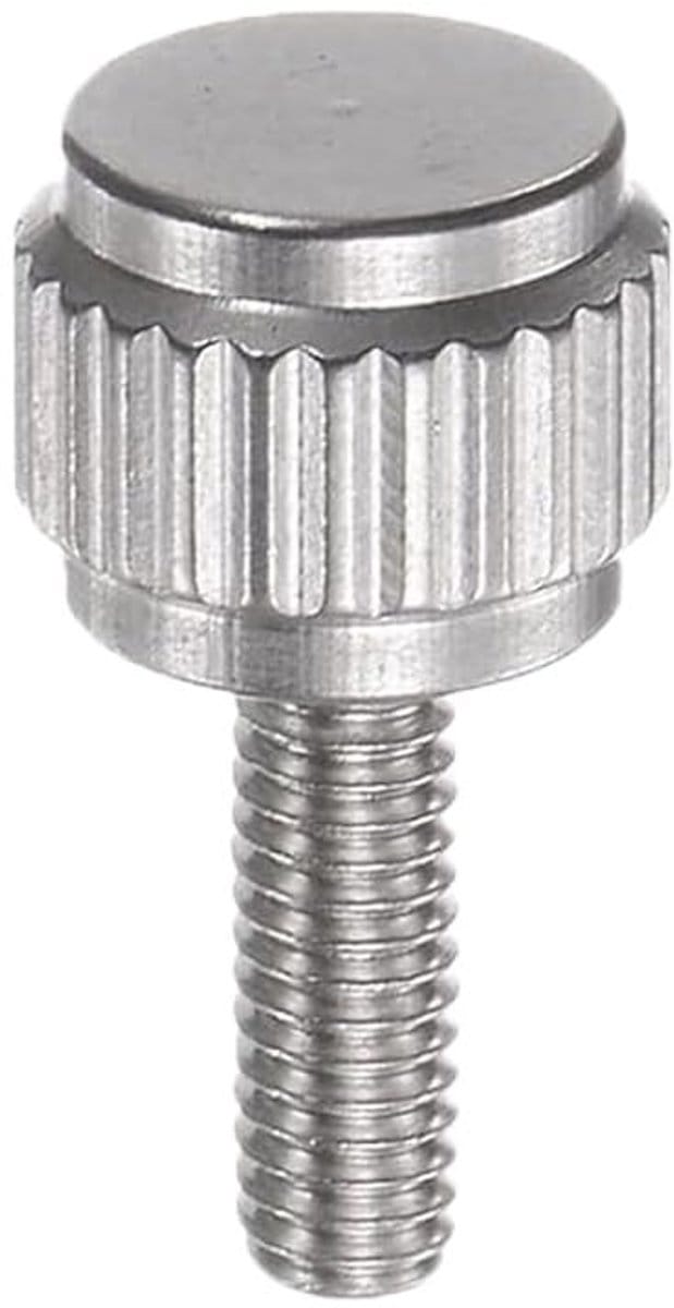 Solidchoice - Set van 10 Platte Hoofd Knopbouten M2 x 4 van Roestvrij Staal