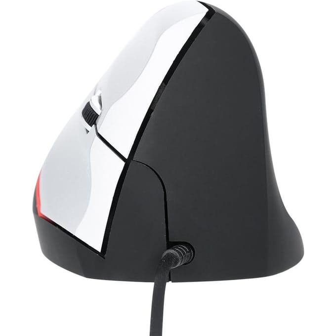 Souris filaire verticale ergonomique optique 3 touches souris de bureau de jeu pour PC/ordinateur portable noir noir