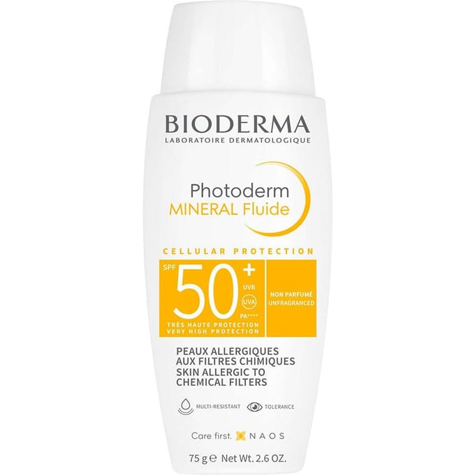 Photoderm Mineral Fluide Intolerancia Filtros Químicos Spf50+ 75 gr
