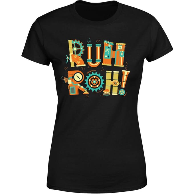 Ruh-Roh! Clockwork Women's T-Shirt - Black - 3XL