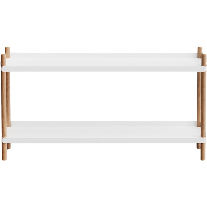 NINE BOLT Rek 100 x 53 cm - oak white