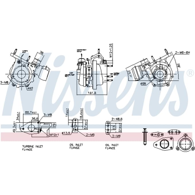 Supercharger, drukvulling NISSENS 93436