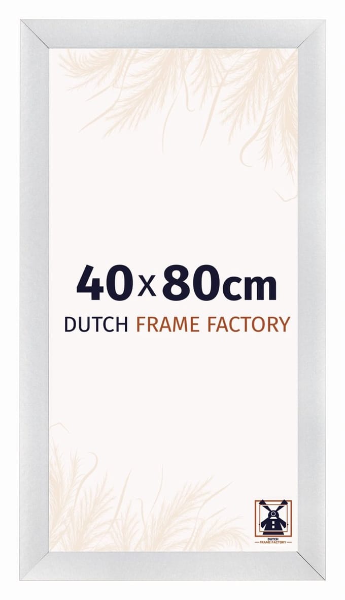 Fotolijst 40x80 cm - MDF - Zilver Mat - Praag
