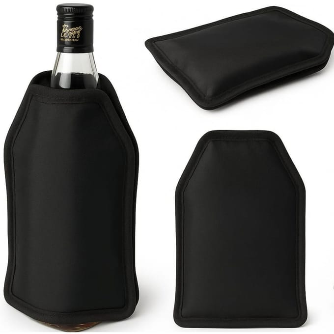 Housse de Refroidissement Pour Bouteilles d'Eau, Vin, Champagne, Bière, Refroidisseur Gel