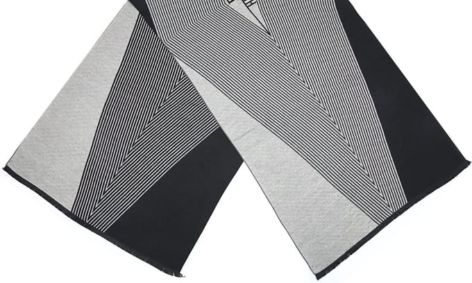 Cwi - Sjaal - Dames - 180 X 63 Cm - Grijs/zwart
