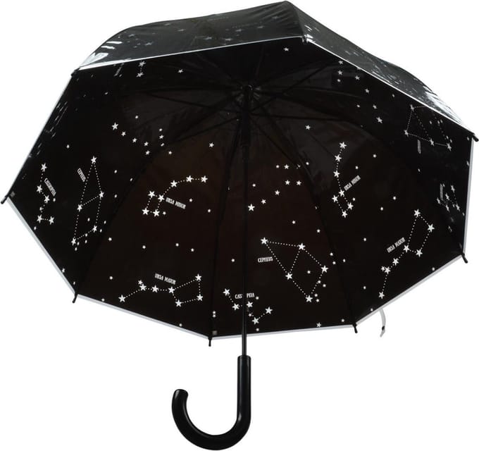 Esschert Design Paraplu Sterrenhemel Auto 81 Cm Polyester Zwart