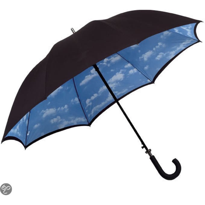 Adventure Bags Paraplu - 124 cm - Blauw/Zwart