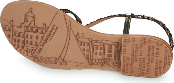 Monatres leren sandalen