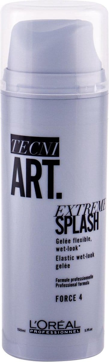 L'Oreal Professionnel - Tecni Art Extreme Splash Elastic Wet-Look Gel Elastic Fixative Hairstyle Force 4 150Ml