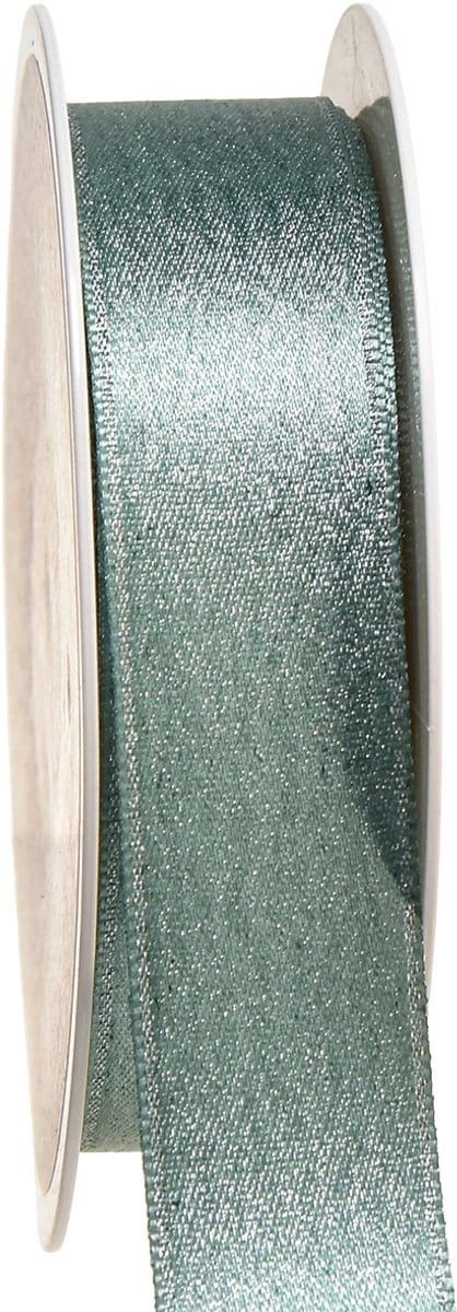 Decoratief lint glinsterend groen glamour 25mm 20m