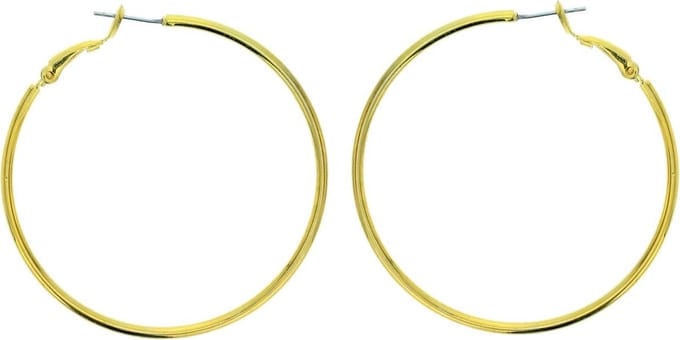Behave - Oorringen goudkleur - 5 cm