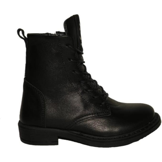Jochie & Freaks 23368 black Brianna Meisjes Veterboot - Zwart - 33