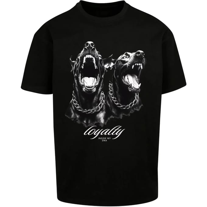 Oversized T-shirt Upscale Loyalty Dogs Heavy