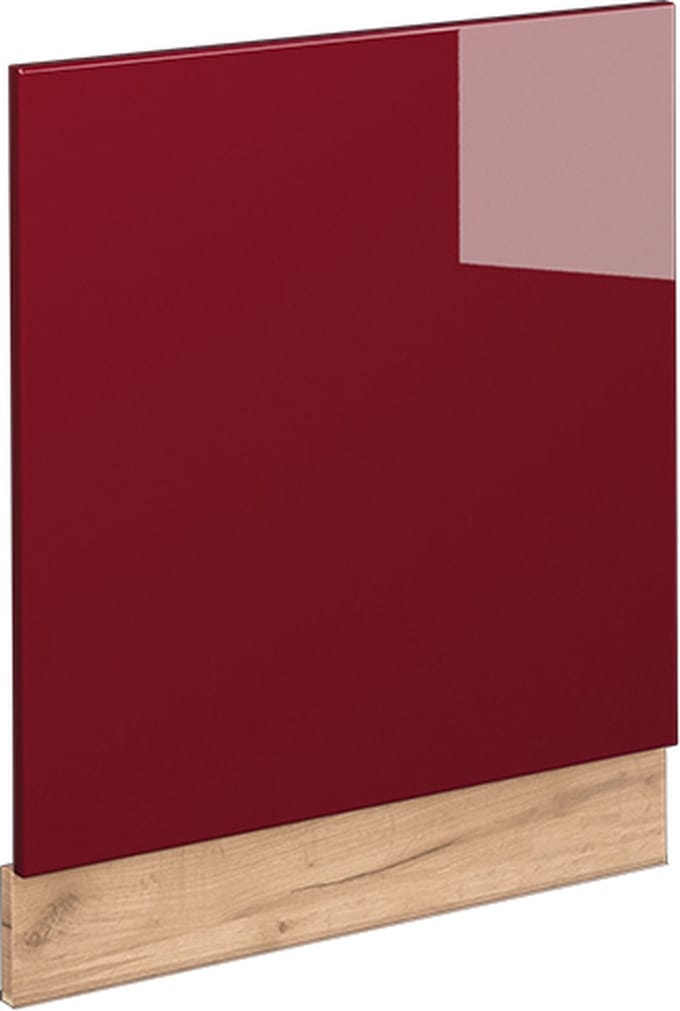 Vicco Fame-Line Frontpaneel – 60 cm, WB Eik Bordeauxrode hoogglans
