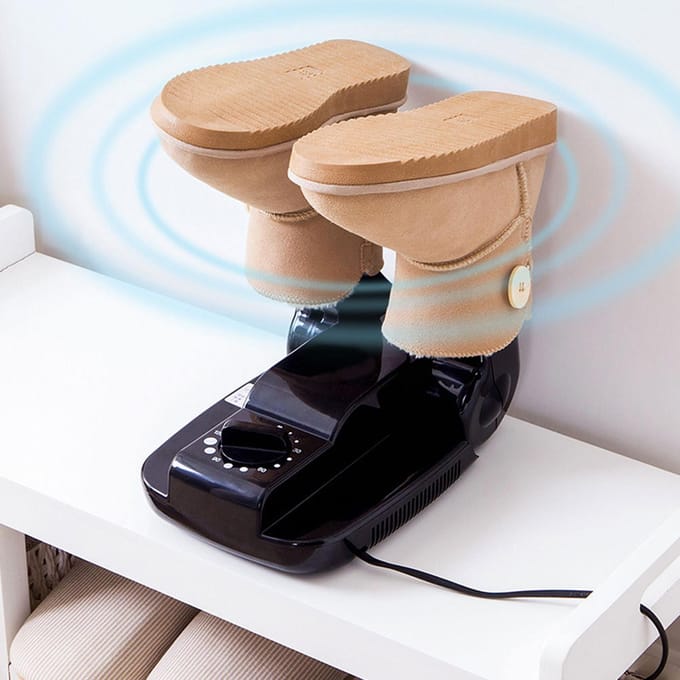 Huishoudelijk Intelligent Elektrisch Schoendroger Automatische Timer Ultraviolette Sterilisatie Schoendroging black