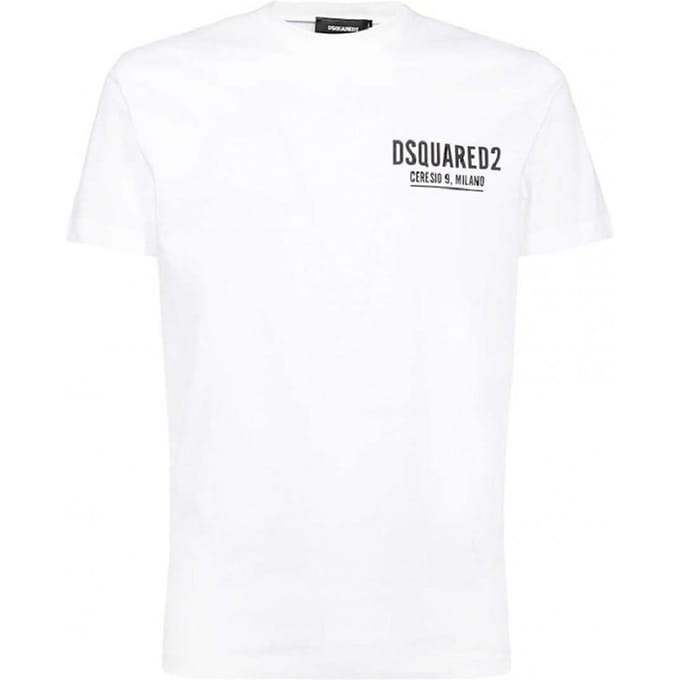 T-shirt italien DSQUARED2 Ceresio 9 - Taille: L white