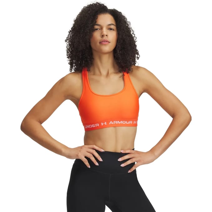 Under Armour Crossback Mid Sport-bh Dames Orange K847