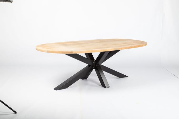 Belito Mees - Ovale teakhouten Tuintafel 200 x 120 cm