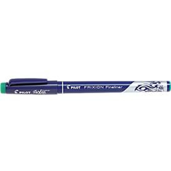 Pilot FriXion Groene Fineliner - Uitwisbare Fineliner viltstift met 0.45mm schrijfbreedte