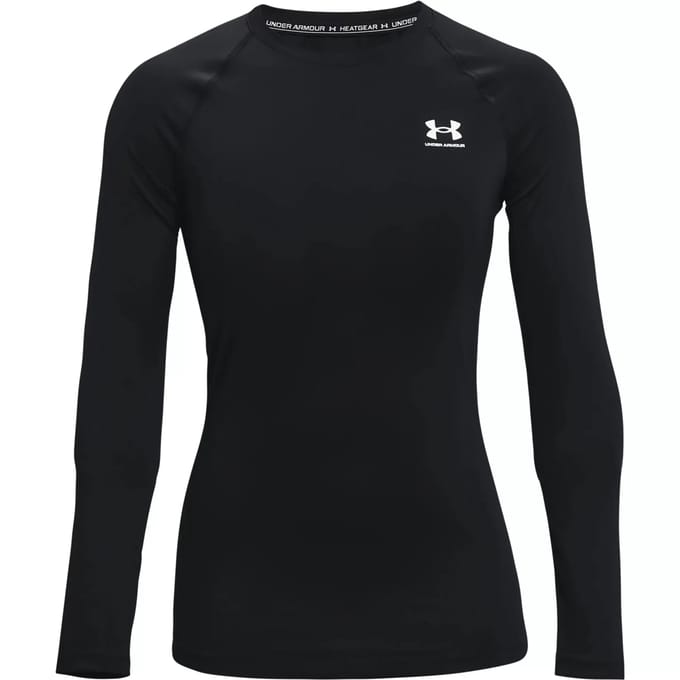 Under Armour Baselayer Hg Authentics Comp Longsleeve Lange Mouwen Dames Zwart K001