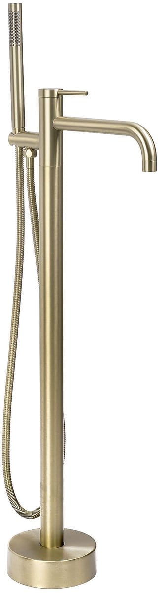 Rea - Clif - Vrijstaande Badmengkraan - Geborsteld Goud - 26x16x99,5cm