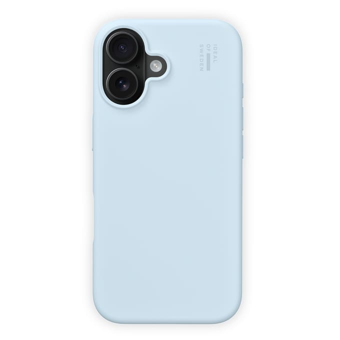 iDeal of Sweden Silicone Case geschikt voor MagSafe geschikt voor iPhone 16 - Light Blue