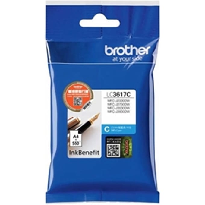 Brother LC-3617C inktcartridge cyaan (origineel)