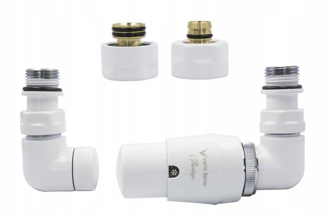 Vario-Term Vision Thermostatische Klep Wit Rechts Pex 16mm