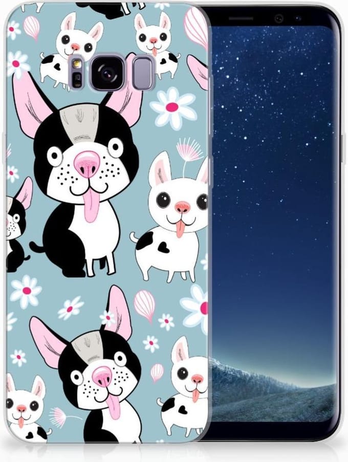 Samsung Galaxy S8 Plus TPU Hoesje Hondjes