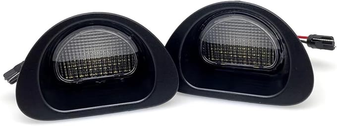 Kentekenlamp Set - Nummerplaatverlichting LED - Auto Verlichting - Hoge Waterdichtheid - 2 Stuks - Wit