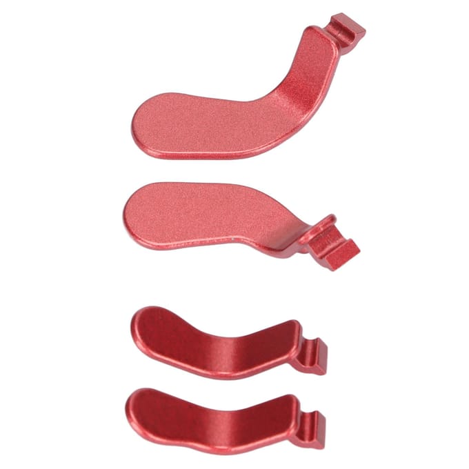 4 stuks Controller Paddles Roestvrij Staal Vervangende Controlleronderdelen voor Xbox One Elite Series 2 pink