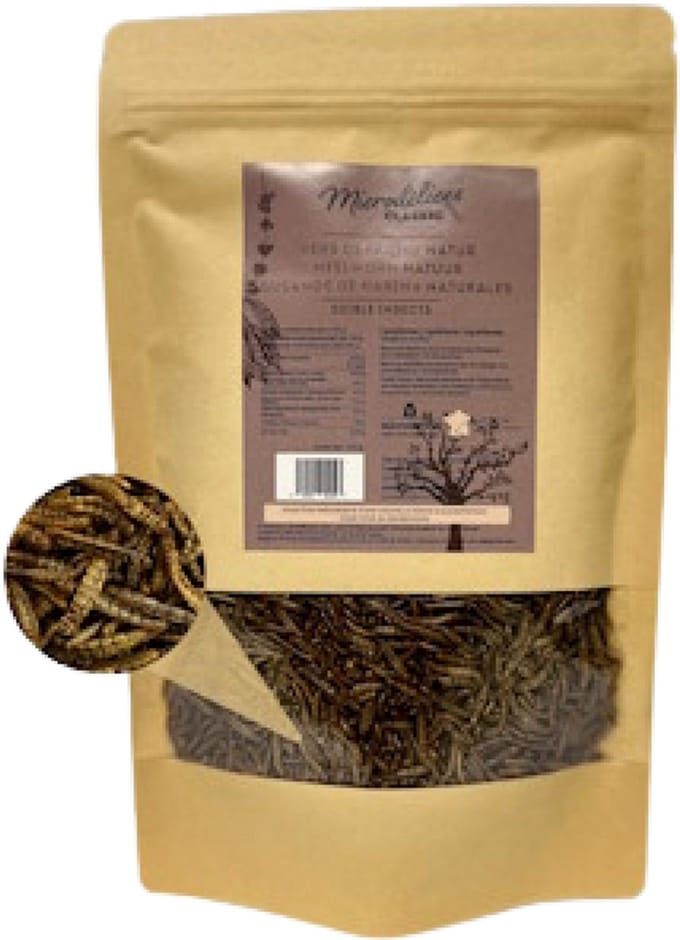 Gedroogde meelworm natuur 100g