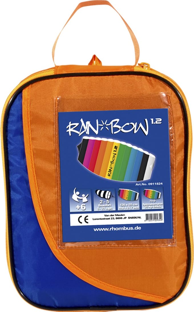 Rhombus Rainbow 1.2 2 lijns vlieger Vliegers