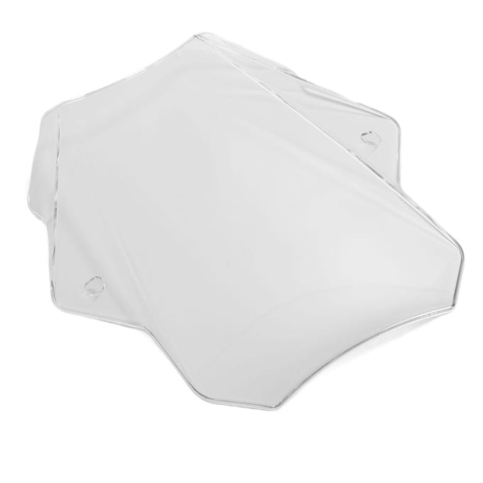 Pare-brise de moto universel Déflecteur de vent avant réglable Écran de remplacement pour Suzuki Transparent white