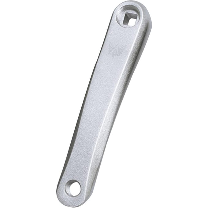 Pédalier de vélo Manivelle gauche avec Trou carré Argenté Pièce de rechange Alliage d'aluminium white