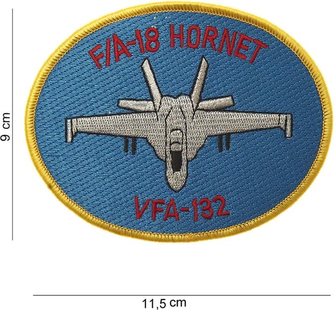 Embleem stof F/A-18 hornet VFA-132