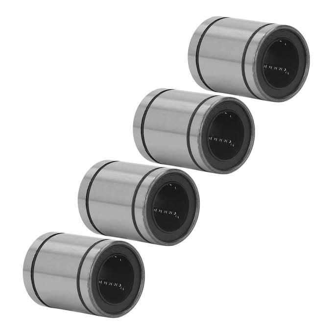 Lot de 4 roulements à mouvement linéaire en acier, diamètre intérieur 20 mm, diamètre extérieur 32 mm, largeur 48 mm, LM20UU, pour machines et équipements