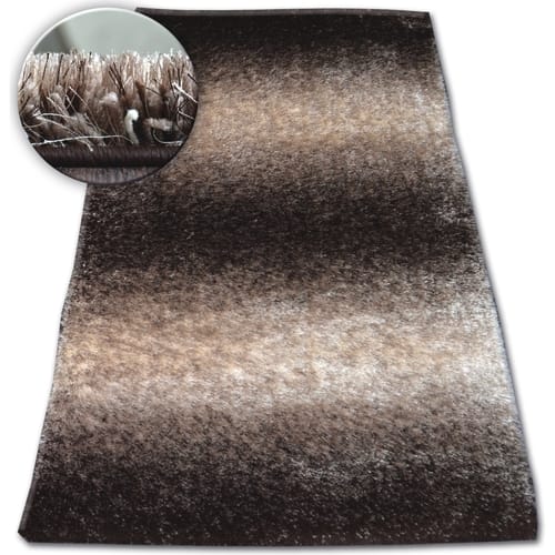 Kleden Rugsx Tapijt Shaggy SPACE 3D B315 bruin 80x150 cm