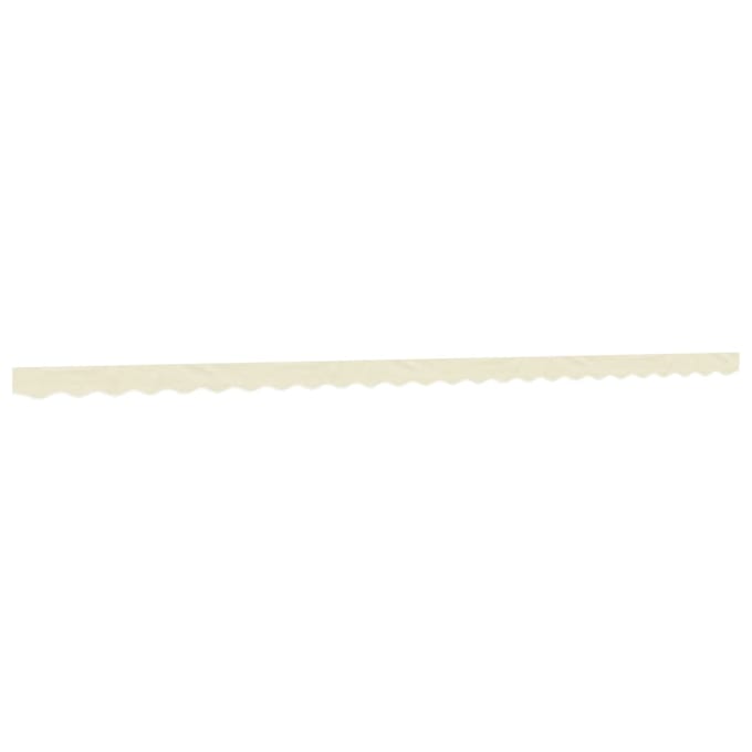 vidaXL - Vervangingsdoek - voor - luifelrok - gestreept - 600 - cm - crèmekleurig