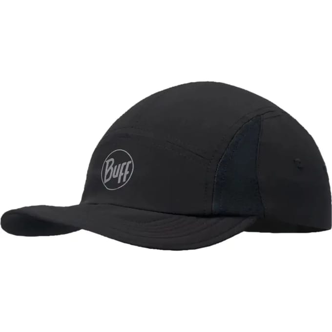 BUFF® 5 Panel Go Cap SOLID BLACK L/XL - Pet - Zonbescherming