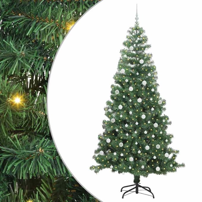 vidaXL - Kerstboom - Groen - 240 - cm - PVC