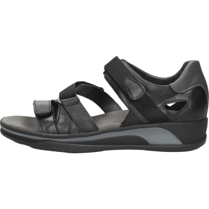 Wolky Desh Sandalen Plat - Zwart - Maat 37