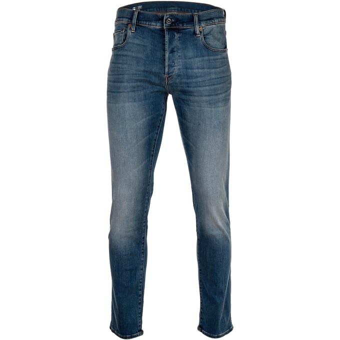G-Star Raw 3301 Slim Jeans Heren - Broek - Blauw - Maat 34/34